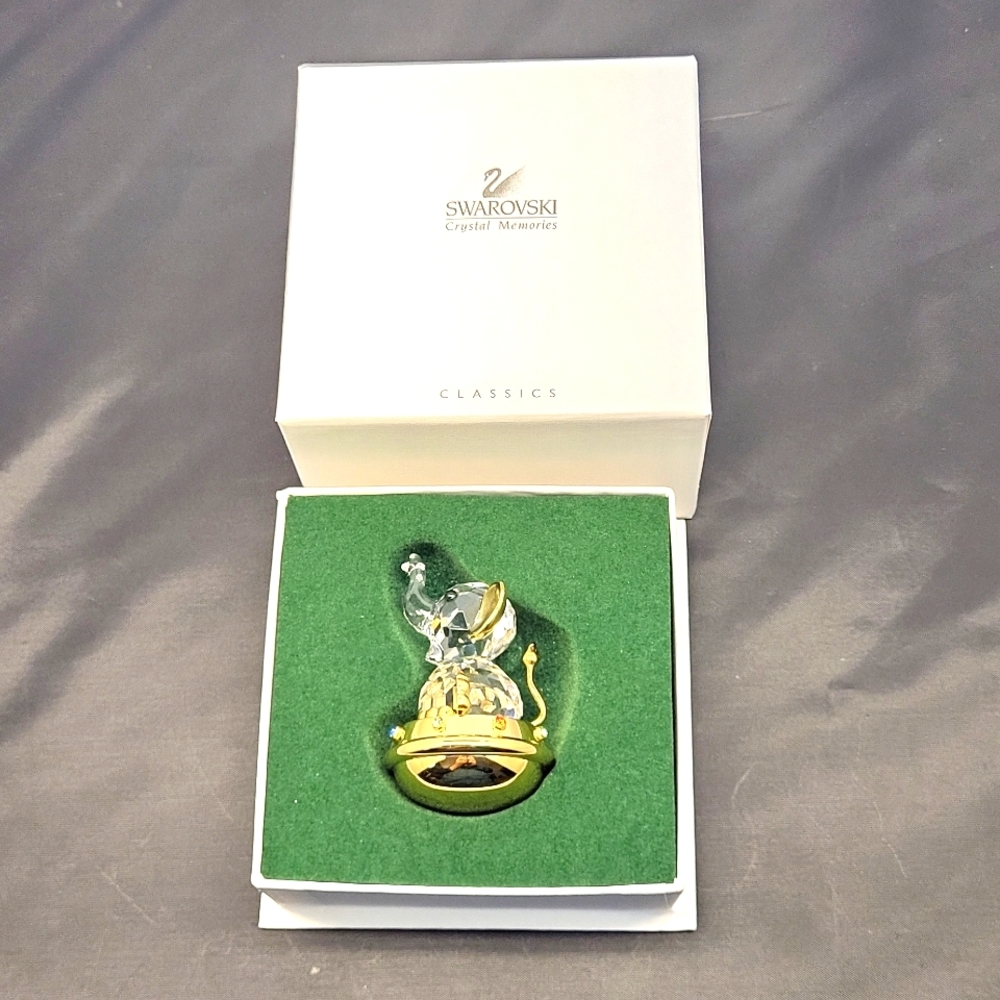 Swarovski Crystal Memories Secrets Figurine TOY ELEPHANT